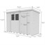 Flat Pack Pent Wooden Garden Shed Direct DispatchAlternative Image3