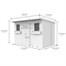 Flat Pack Pent Wooden Summer Garden Shed Direct DispatchAlternative Image2