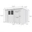 Flat Pack Pent Wooden Garden Shed Direct DispatchAlternative Image10