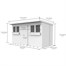 Flat Pack Pent Wooden Summer Garden Shed Direct DispatchAlternative Image3