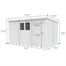 Flat Pack Pent Wooden Garden Shed Direct DispatchAlternative Image11