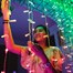 3x2m 400 App Controlled RGB LED Smart Curtain Christmas String Lights from TwinklyAlternative Image4