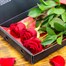 6 Long Stem Red Rose Valentine's Day Letter Box FlowersAlternative Image1