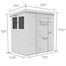 Flat Pack Pent Wooden Garden Shed Direct DispatchAlternative Image1