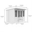 Flat Pack Pent Wooden Summer Garden House Direct DispatchAlternative Image1