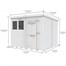 Flat Pack Pent Wooden Garden Shed Direct DispatchAlternative Image9