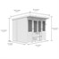 Flat Pack Pent Wooden Summer Garden House Direct DispatchAlternative Image4