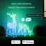 90cm Acrylic 3D App Controlled RGB LED Doe Reindeer Light Up Decoration from TwinklyAlternative Image5