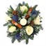 Blue and Silver Christmas Candle Floral ArrangementAlternative Image2