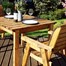 Charles Taylor Two Seater Wooden Dining Set (HB117)Alternative Image1