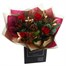 Christmas Red Velvet Rose Hand Tied Floral BouquetAlternative Image4