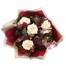 Christmas Burgundy and Blush Hand Tied Floral BouquetAlternative Image3