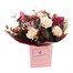 Christmas Burgundy and Blush Hand Tied Floral BouquetAlternative Image4