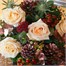 Christmas Burgundy and Blush Hand Tied Floral BouquetAlternative Image1