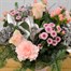 Christmas Spirit Hand Tied Festive Floral BouquetAlternative Image1