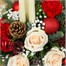 Christmas Starlight Floral Festive Table ArrangementAlternative Image2