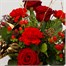 Christmas Urn Floral Hand Tied Festive BouquetAlternative Image1