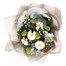 Christmas White and Green Berry Hand Tied Floral BouquetAlternative Image3