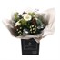 Christmas White and Green Berry Hand Tied Floral BouquetAlternative Image4