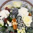 Christmas White and Silver Festive Floral Festive Basket ArrangementAlternative Image1