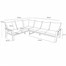 Hartman Asher L-Shape Rectangular Corner Outdoor Garden Furniture with Adjustable TableAlternative Image9