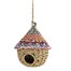 Jardinopia Jute Iron Sari Bird Nest Box with Cylindrical Roof (BBJUTE0008)Alternative Image1