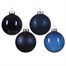 Kaemingk 42 Glass Christmas Tree Hanging Baubles - Night Blue (149257)Alternative Image1