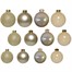 Kaemingk 42 Glass Christmas Tree Hanging Baubles - Pearl (149256)Alternative Image1