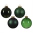 Kaemingk 42 Glass Christmas Tree Hanging Baubles - Pine Green (149258)Alternative Image1