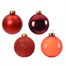 Kaemingk 42 Glass Christmas Tree Hanging Baubles - Red (149252)Alternative Image1