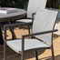 Lifestyle Garden Urbanite Dark 4 Seat Round Outdoor Garden Furniture Dining SetAlternative Image2