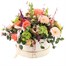 Mother's Day Coral and Peach Hat Box Floral ArrangementAlternative Image2