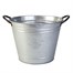 Panacea 8 Inch Washtub Planter -  Aged Galvanized (83250)Alternative Image1