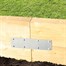 Perry Long Internal Sleeper Straight Flat Support Plate - Pre-Galvanised (47190000PG)Alternative Image1