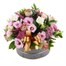 Pink and Cream Hat Box Floral Arrangement - SmallAlternative Image1