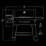 Pitboss Competition Series Titan 1600 Wood Pellet Grill Barbecue (60820)Alternative Image1