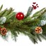 Premier 1.8m (6ft) Red Decorative Artificial Christmas Garland Baubles & Cones (DF247168)Alternative Image1