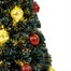 Premier 80cm Green Fibre Optic Artificial Christmas Tree with LED Baubles & Star (FT213401)Alternative Image2