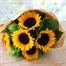 Sunflower Cut Flower Wrap Teachers Gift BouquetAlternative Image1