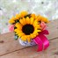 Sunflower Tin Cut Flower Teachers Gift ArrangementAlternative Image2