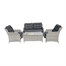 Supremo Lazia Lounge Set Outdoor Garden Furniture (LAZ.FL.UB.CG.LS)Alternative Image3