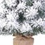 Tree Classics 30cm (1ft) Flocked Burlap Artificial Table Christmas Tree (12-69-BLPS)Alternative Image1