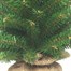 Tree Classics 30cm (1ft) Pre Lit Burlap Artificial Table Christmas Tree (12-69-BLPLM)Alternative Image1