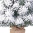 Tree Classics 60cm (2ft) Flocked Burlap Artificial Table Christmas Tree (24-72-BLPS)Alternative Image1