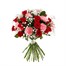 12 Roses & Carnations Cut Flower Handtied BouquetAlternative Image1
