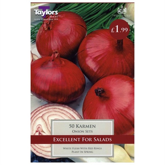 Taylors Bulbs Onion Karmen (50 Pack) (VP217)