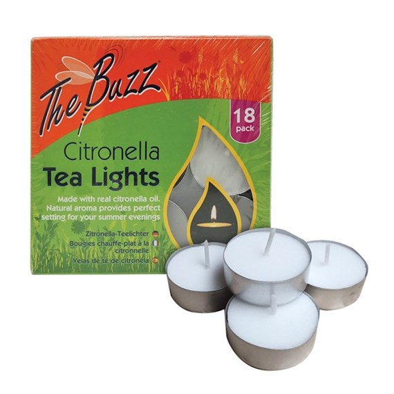 STV Citronella Tea Lights Pest Control - 18 Pack (STV423)