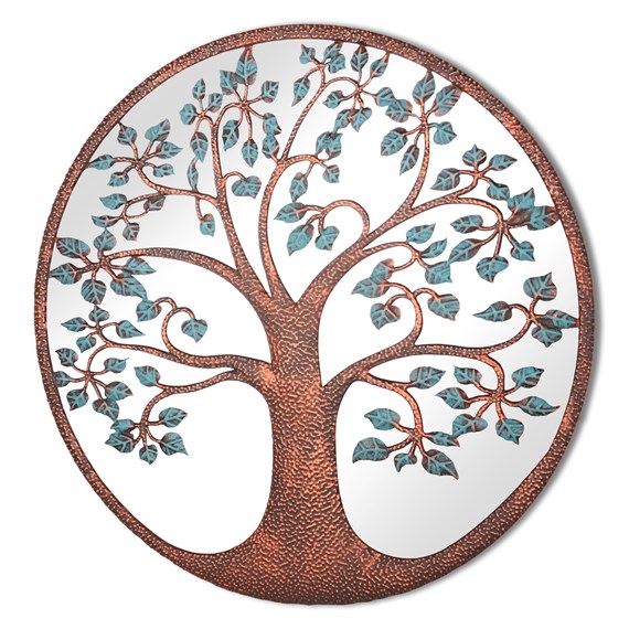 Bakers Tree Of Life Mirror Garden Wall Décor (BA290)