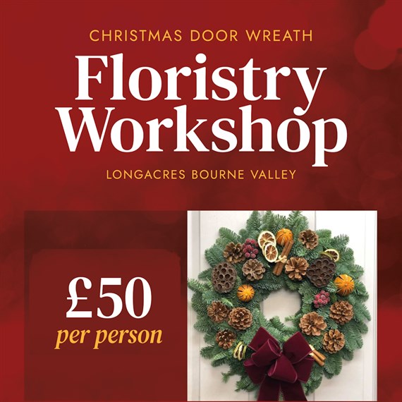 Bourne Valley Make & Take Luxury Christmas Wreath Workshop - Thursday 5th December 2024