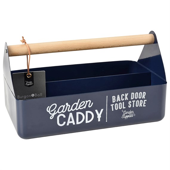 Burgon & Ball Garden Storage Caddy - Atlantic Blue (GEN/CADDYATLANTC)